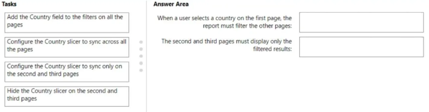 Power bi certification practice question